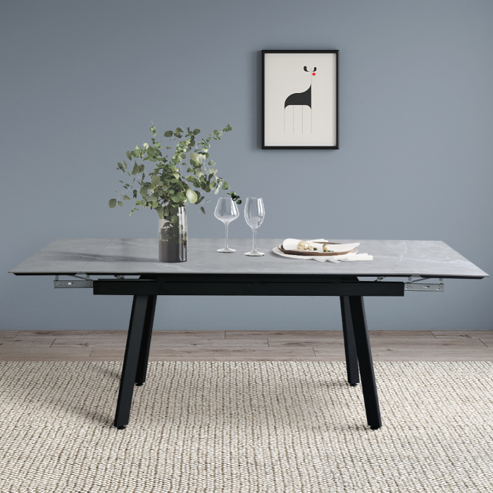 Стол керамический Герцог 1400х800х300 Серый